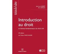 Introduction au droit et thèmes fondamentaux du droit civil 20ed - Jean-Luc Aubert - Dalloz - ebook (ePub) - Livre