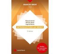 Introduction au droit Ingrid Maria (Auteur), Olivier Gout (Auteur), Pascal Ancel (Auteur)