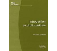 Introduction au droit maritime - Cet De - Ellipses - broché - Etude