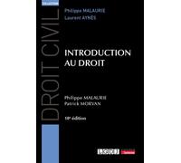 Introduction au droit - Philippe Malaurie - Lgdj - broché - Manuel