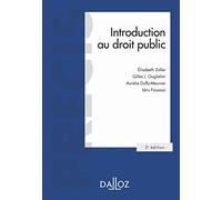 Introduction au droit public 3ed