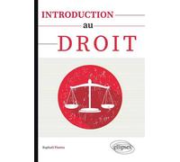 Introduction au Droit - Raphaël Piastra - Ellipses - broché - Etude