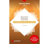 Introduction au droit: Travaux dirigés