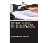 Introduction au micro-enseignement pour les enseignants en formation