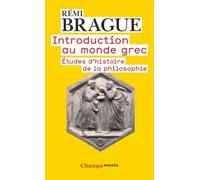 Introduction Au Monde Grec - Etudes D'histoire De La Philosophie