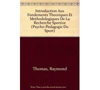 Introduction Aux Fondements Théoriques Et Méthodologiques De La Recherche Sportive