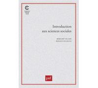Introduction aux sciences sociales - - Bernard Valade - Puf - Scolaire / Universitaire