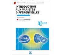 Introduction aux variétés différentielles - Jacques Lafontaine - Edp Sciences - broché - Essai