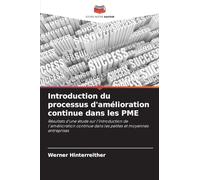 Introduction du processus d'amélioration continue dans les PME