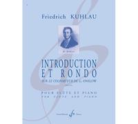 KUHLAU FRIEDRICH - INTRODUCTION ET RONDO SUR LE COLPORTEUR D'ONSLOW OP.98 - FLUTE, PIANO
