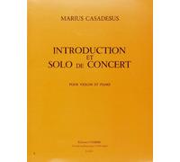 Introduction et Solo de Concert pour violon et piano
