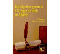 Introduction Générale À La Règle De Droit En Algérie