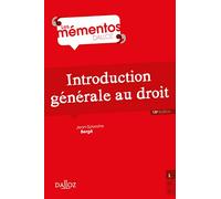 Introduction générale au droit – 18e édition – Nathan