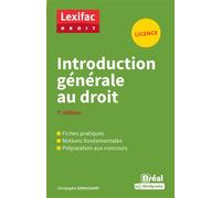 Introduction générale au droit 5e EDITION - Christophe Sinnassamy - Bréal - broché - Scolaire / Universitaire