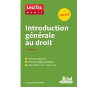 Introduction générale au droit Christophe Sinnassamy (Auteur)