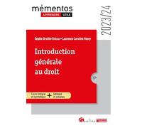 Introduction générale au droit: Une synthèse accessible sur le droit objectif et les droits subjectifs pour l'étudiant qui débute ses études (2023-2024)