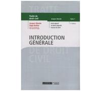 Introduction Générale - Tome 1, Droit Objectif Et Droits Subjectifs, Sources Du Droit