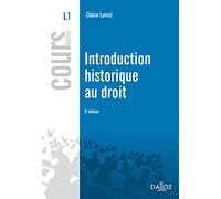 Introduction historique au droit. 5e éd.