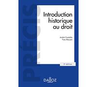Introduction historique au droit. 5e éd.