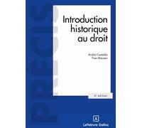 Introduction historique au droit 5ème édition - André Castaldo - Dalloz - broché - Etude