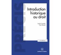Introduction historique au droit 6ème édition - André Castaldo - Dalloz - broché - Etude
