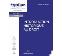 Introduction historique au droit - Jérôme Henning - Dalloz - ebook (ePub) - Livre