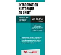 Introduction historique au droit Une présentation chronologique de l'évolution du droit (du Proche-Orient ancien jusqu'au XIXe siècle) - Kevin Henocq - Gualino Eds - Poche - Etude