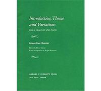 Introduction Thème et Variations --- Clarinette/Piano