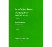 Introduction Thème et Variations --- Clarinette/Piano