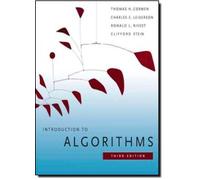 Introduction to Algorithms, Third Edition (International Edition) by Cormen, Thomas H., Leiserson, Charles E., Rivest, Ronald L., (2009) Paperback
