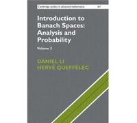 Introduction To Banach Spaces Analysis & Daniel Li, Herve Universite De Lille I Queffelec, Daniele Gibbons, Greg Gibbons (Auteur)
