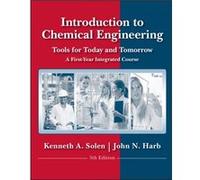 Introduction to Chemical Engineering by John N. Brigham Young University Harb Kenneth A. Solen John N. Harb (Auteur)