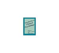 Introduction To Clinical Psychology