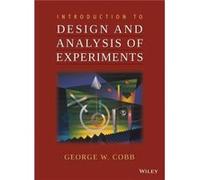 Introduction to Design and Analysis of Experiments by George W. Cobb Paperback Book George W. Cobb (Auteur)