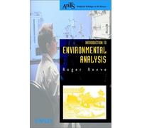 Introduction To Environmental Analysis