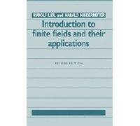 Introduction To Finite Fields And Their Applications
