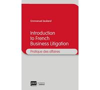 Introduction to French Business Litigation