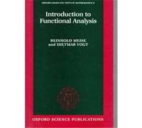 Introduction to Functional Analysis, Oxford Graduate Texts in Mathematics, 2 Dietmar Vogt, Reinhold Meise (Auteur)