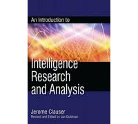 Introduction To Intelligence Research And Analysis