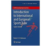 Introduction To International And European Sports Law