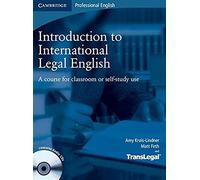 Introduction to International Legal English Student's Book with Audio CDs (2): A Course for Classroom or Self-Study Use