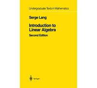 Introduction à l'algèbre linéaire – Springer Verlag