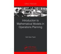 Introduction To Mathematical Models In Operations Planning