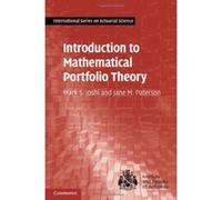 Introduction to Mathematical Portfolio Theory (International Series on Actuarial Science) - [Version Originale] Inconnu (Auteur)