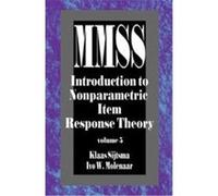 Introduction to Nonparametric Item Response Theory, Measurement Methods for the Social Sciences Series Ivo W. Molenaar, K. Sijtsma (Auteur)