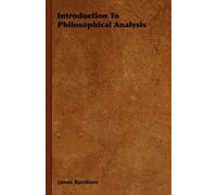 Introduction To Philosophical Analysis