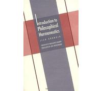 Introduction To Philosophical Hermeneutics (Yale Studies In Hermeneutics)