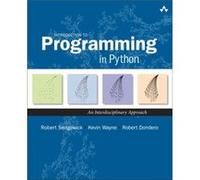 Introduction To Programming In Python: An Interdisciplinary Approach (Hardcover) Robert Sedgewick, Kevin Wayne, Robert Dondero (Auteur)