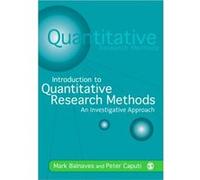 Introduction to Quantitative Research Methods by Peter Caputi Mark Balnaves, Peter Caputi (Auteur)