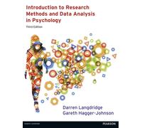Introduction To Research Methods And Data Analysis In Psychology